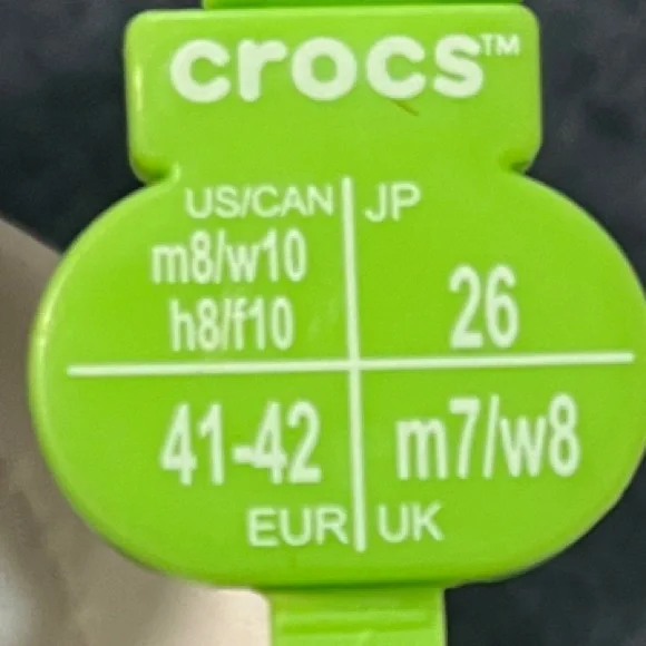 New Unisex CROCS Iconic Crocs Comfort Sandals DieTie . - Picture 6 of 10